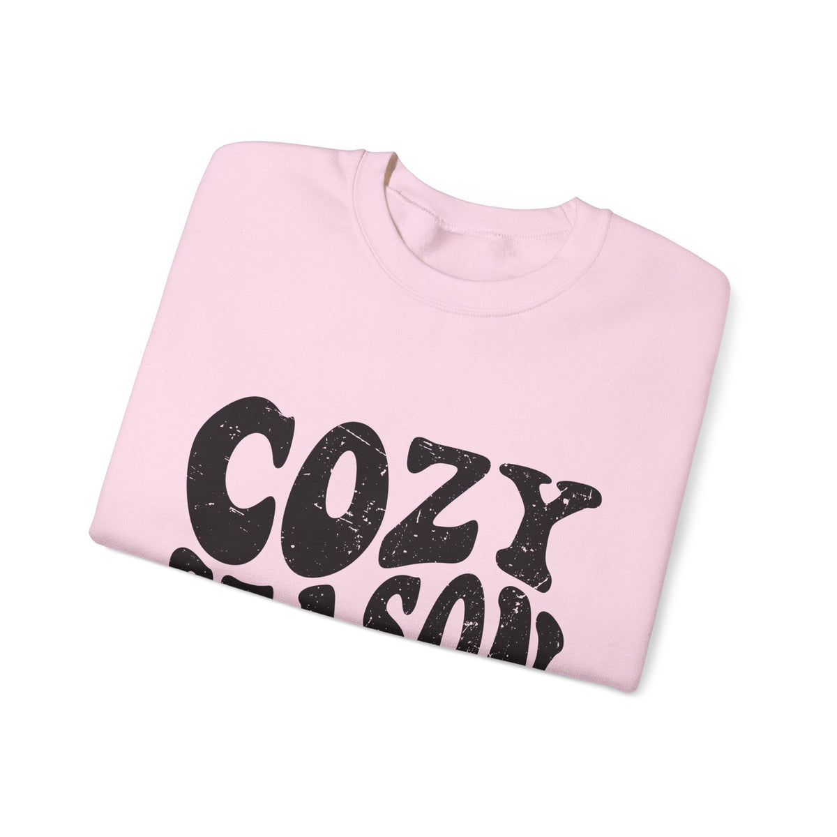 Cozy Season Crewneck Sweatshirt — "Cozy Season" Retro Graphic Pullover