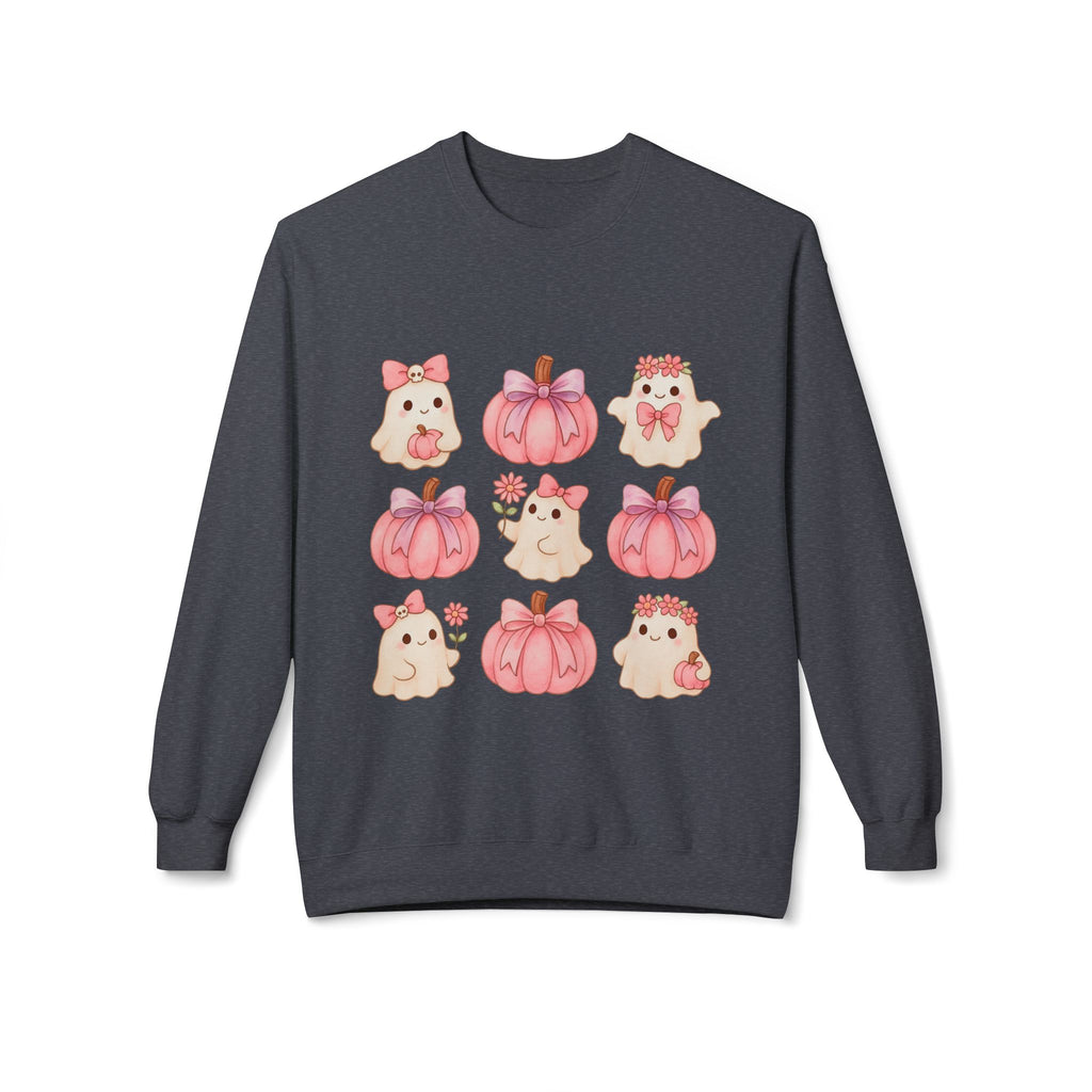 Cute Pink Pumpkin Ghost Sweatshirt