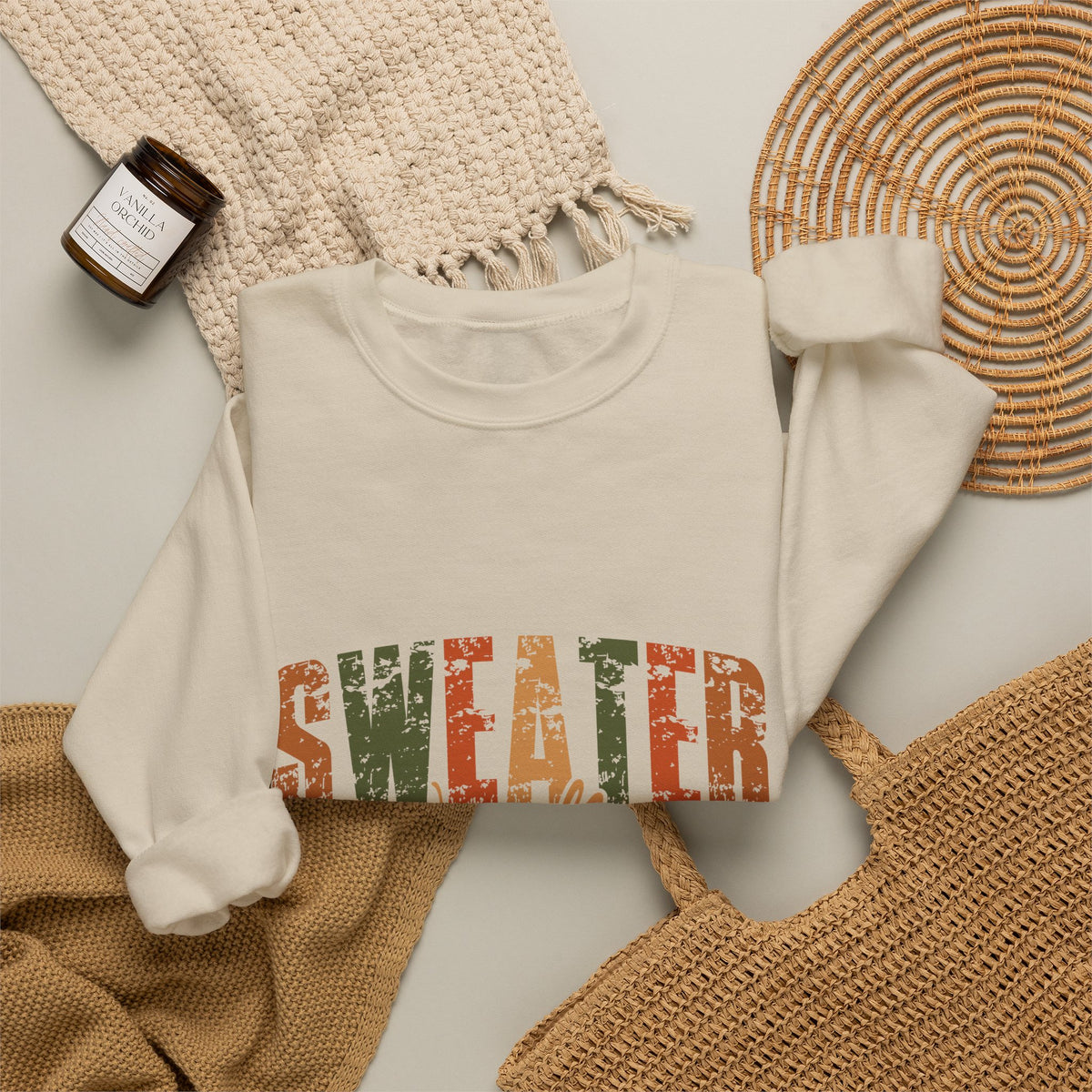 Sweater Weather Fall Crewneck Sweatshirt