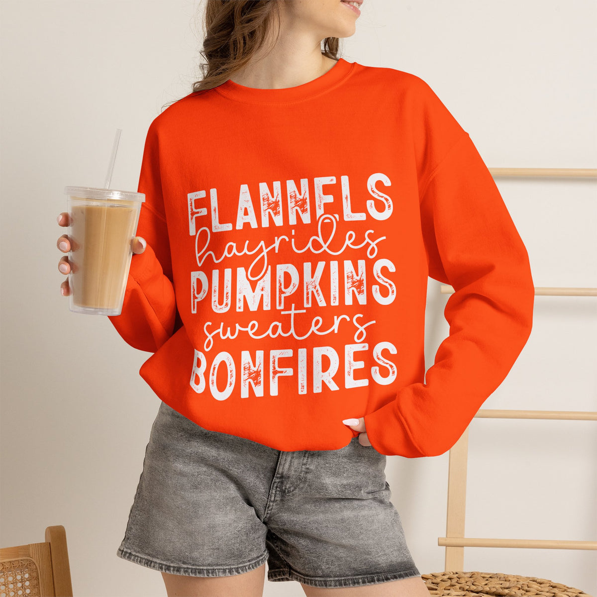 Fall vibes- Crewneck Sweatshirt
