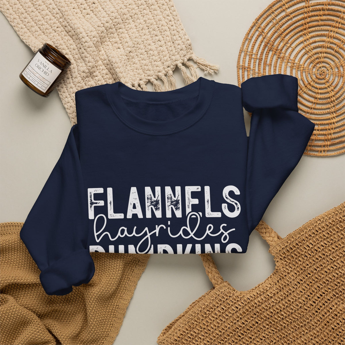 Fall vibes- Crewneck Sweatshirt