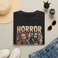 Horror Icons T‑Shirt — Retro Slasher Movie Mashup Tee