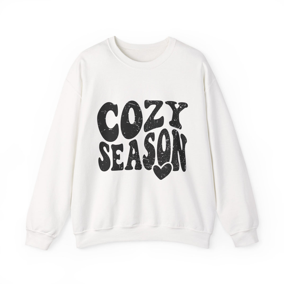 Cozy Season Crewneck Sweatshirt — "Cozy Season" Retro Graphic Pullover