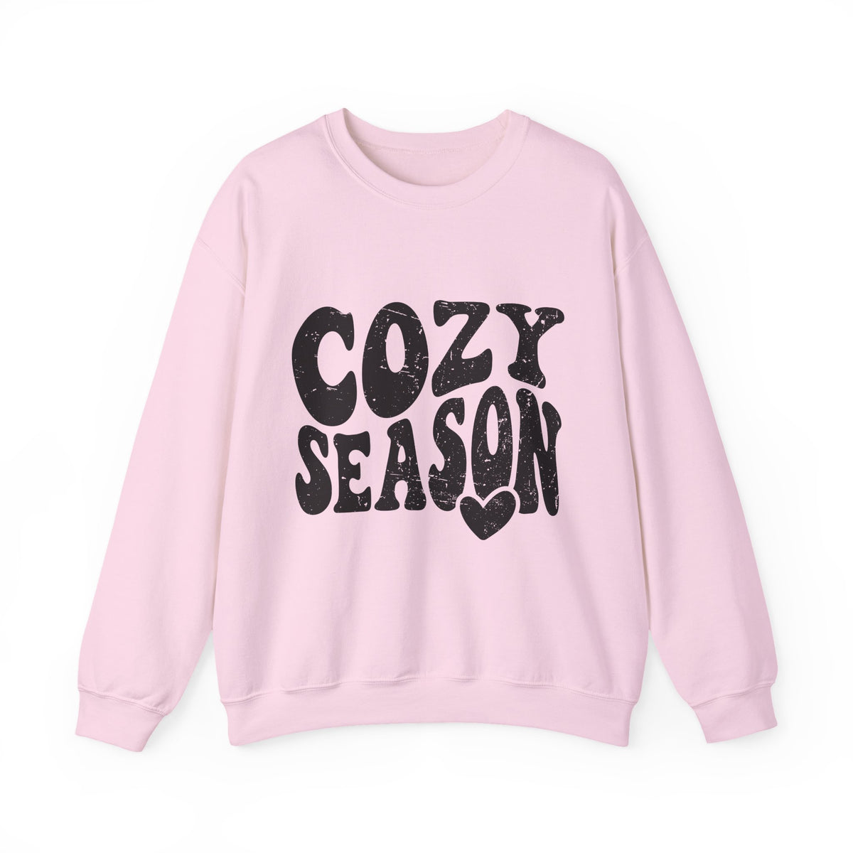 Cozy Season Crewneck Sweatshirt — "Cozy Season" Retro Graphic Pullover