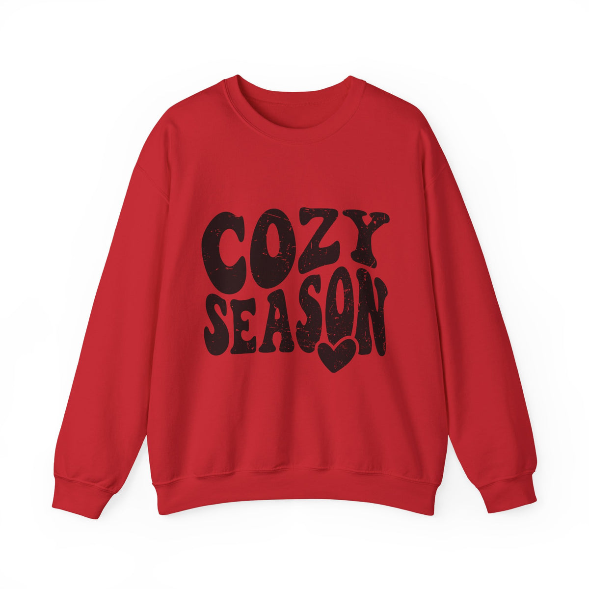 Cozy Season Crewneck Sweatshirt — "Cozy Season" Retro Graphic Pullover