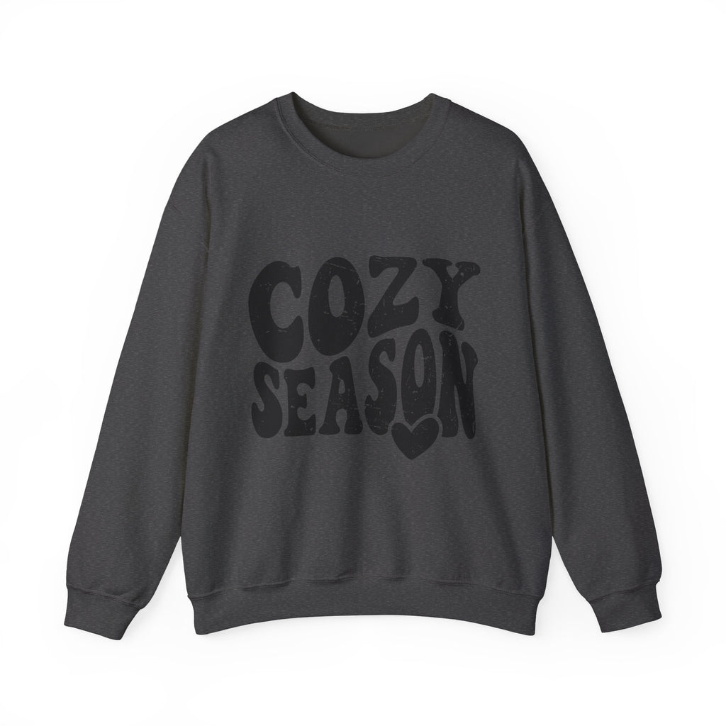 Cozy Season Crewneck Sweatshirt — "Cozy Season" Retro Graphic Pullover