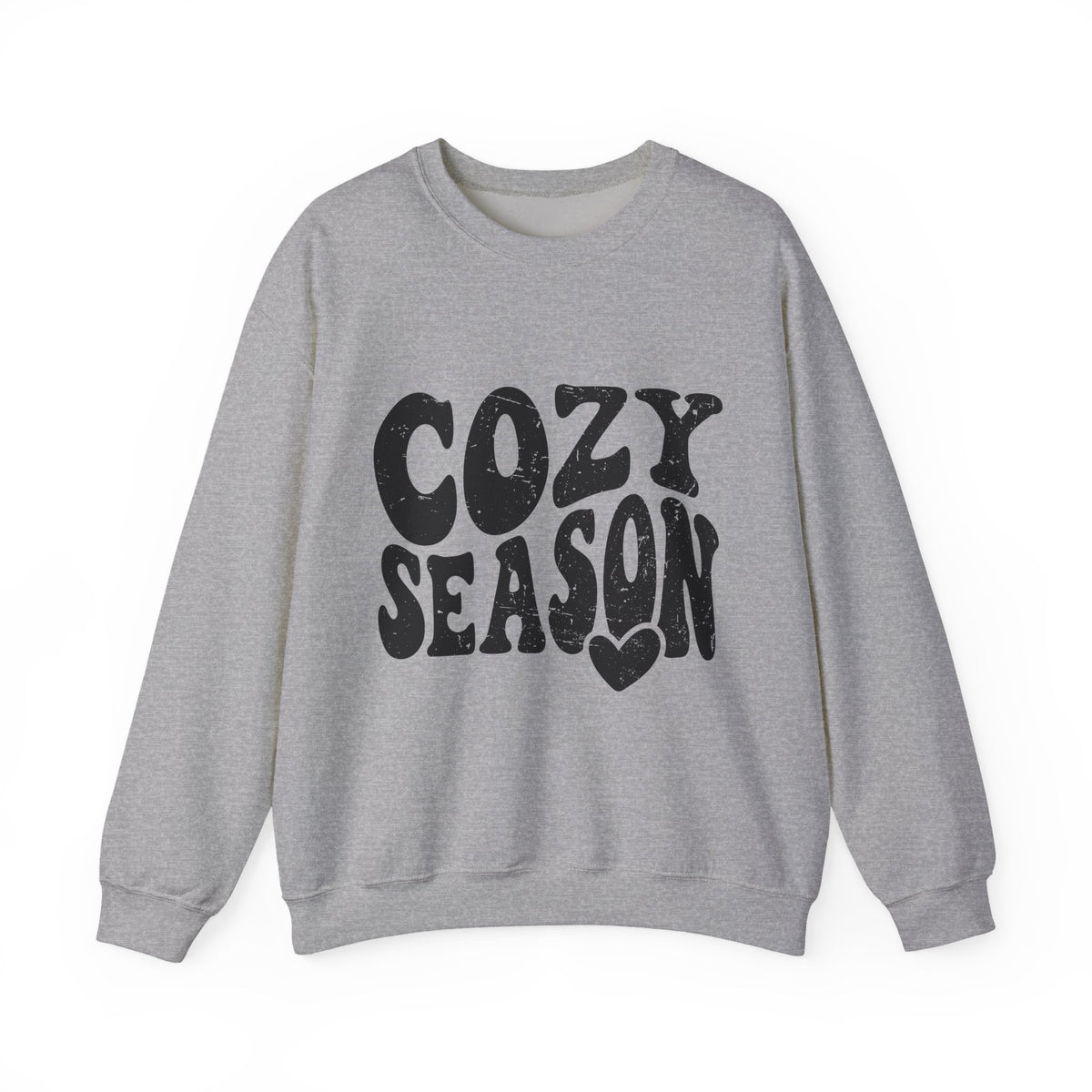 Cozy Season Crewneck Sweatshirt — "Cozy Season" Retro Graphic Pullover