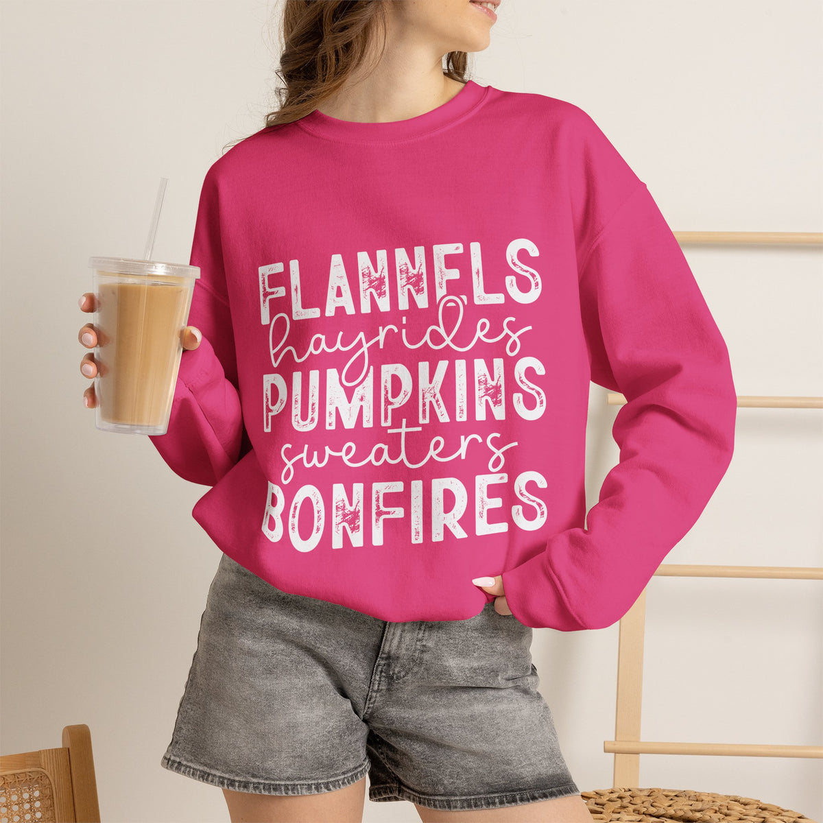 Fall vibes- Crewneck Sweatshirt