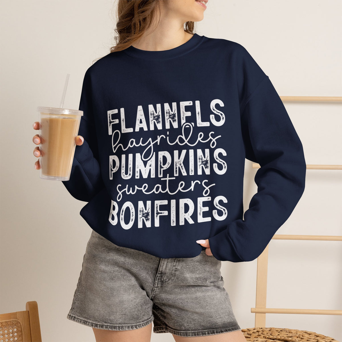 Fall vibes- Crewneck Sweatshirt