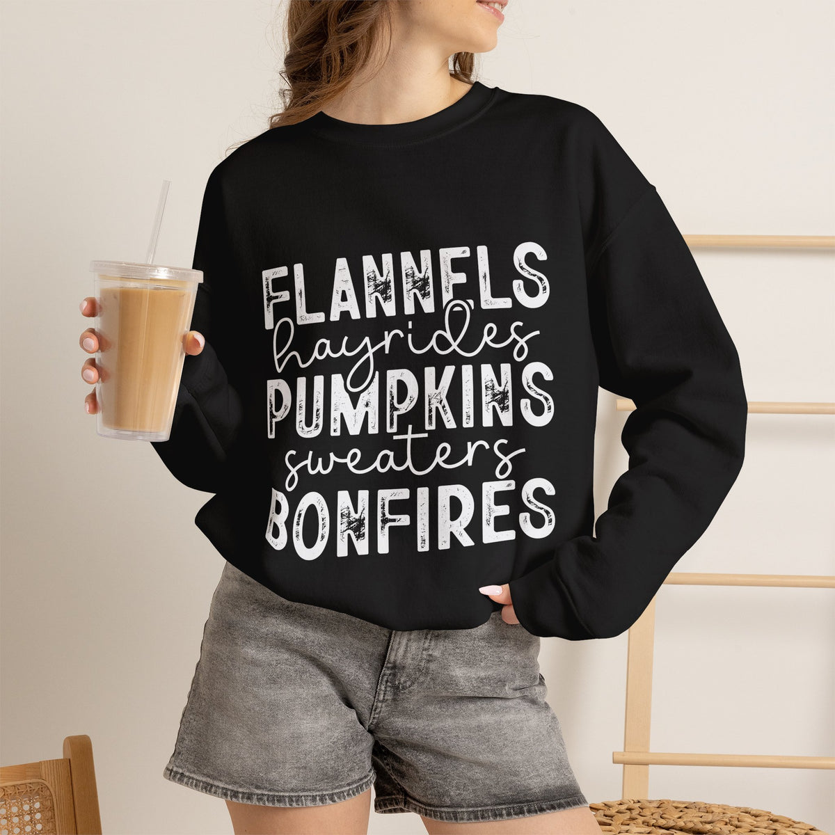 Fall vibes- Crewneck Sweatshirt
