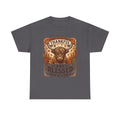 Thankful and Blessed Tee — Rustic Autumn Cow Graphic Shirt