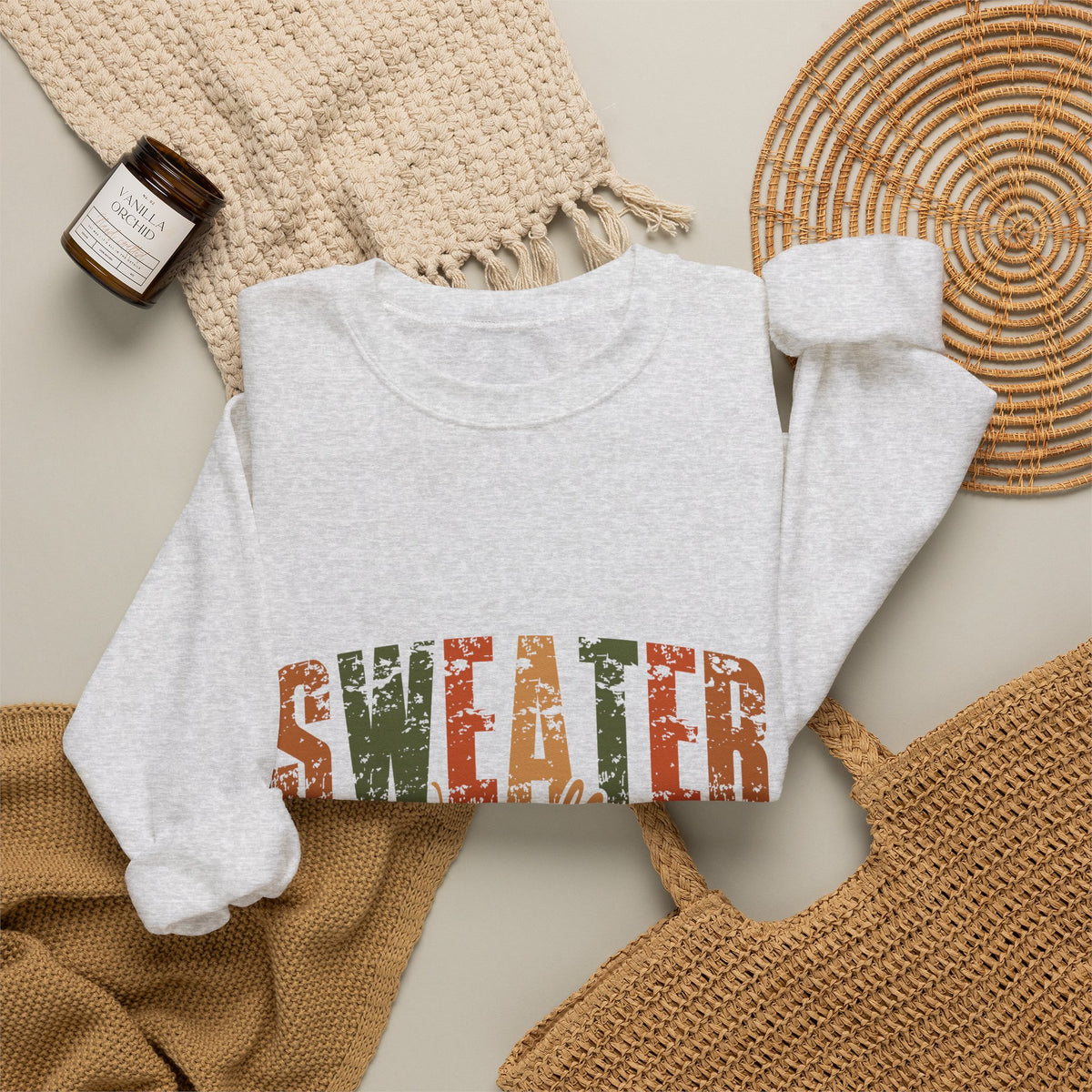 Sweater Weather Fall Crewneck Sweatshirt